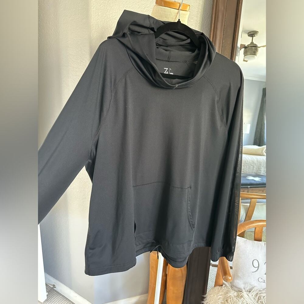 Z by Zella black hoodie, size large - Picture 2 of 9